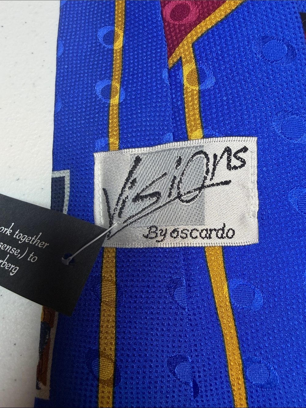 NWT Gary Silverberg Limited Edition Tie Canamerican Dream #005/880 Oscardo - Picture 4 of 11